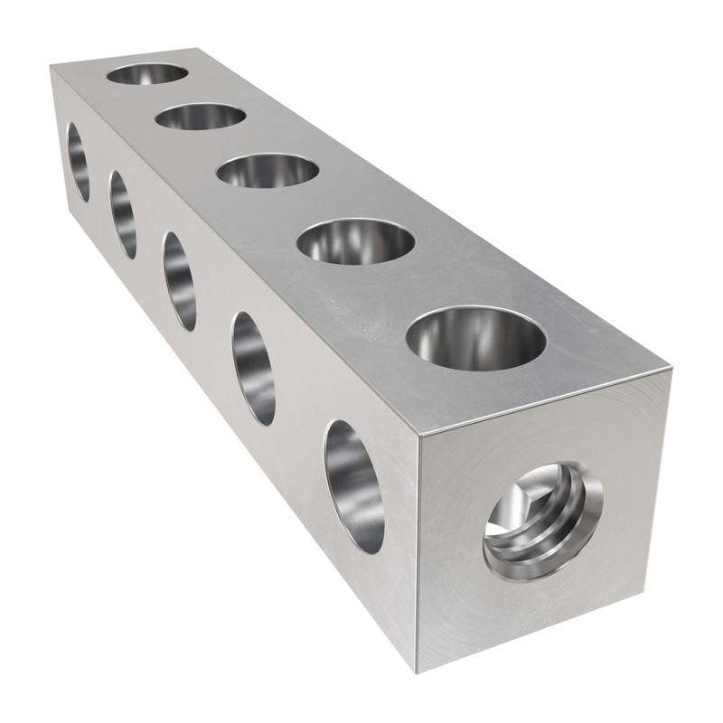 1106 Series Square Beam (5 Hole, 40mm Length) - goBILDA®