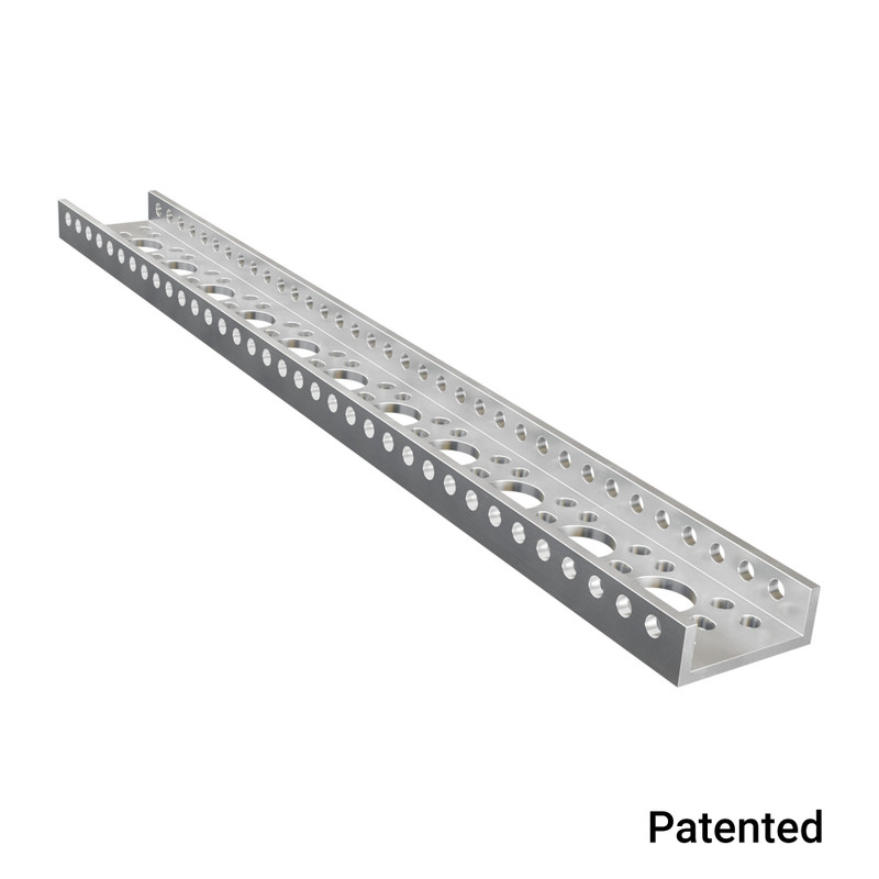 1143 Series Mini Low-Side U-Channel (11 Hole, 288mm Length) - goBILDA®