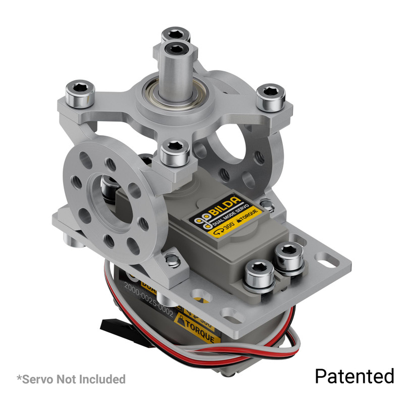 ServoBlock® (Standard Size, 25 Tooth Spline, 8mm OD Shaft) - goBILDA®