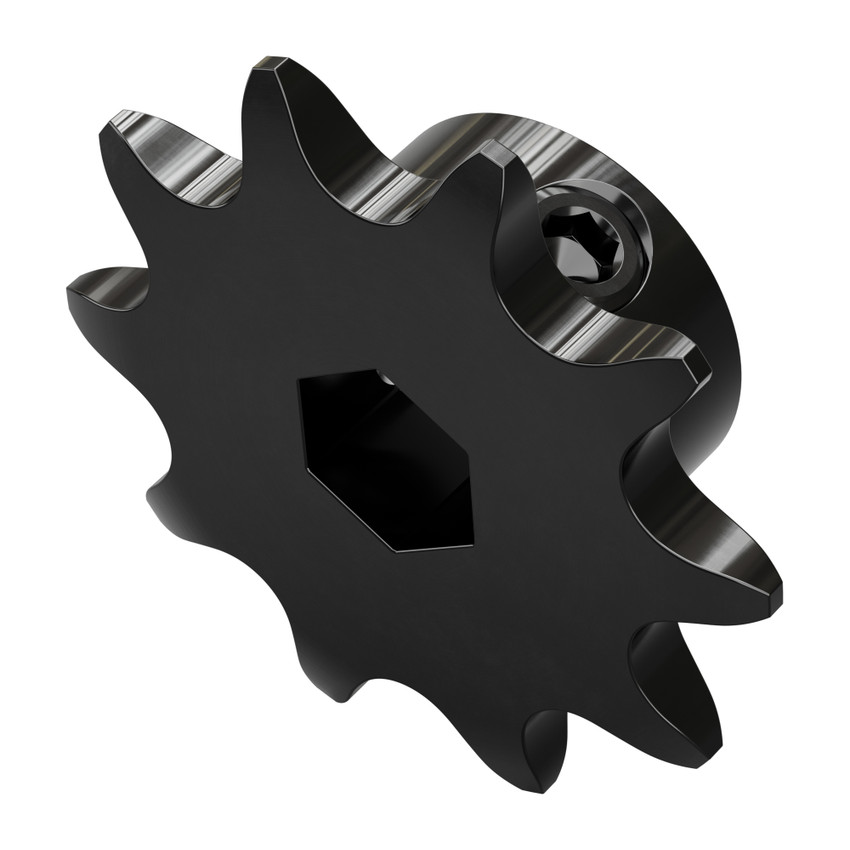 3307 Series 8mm Pitch Steel Set-Screw Sprocket (8mm REX™ Bore, 10 Tooth)