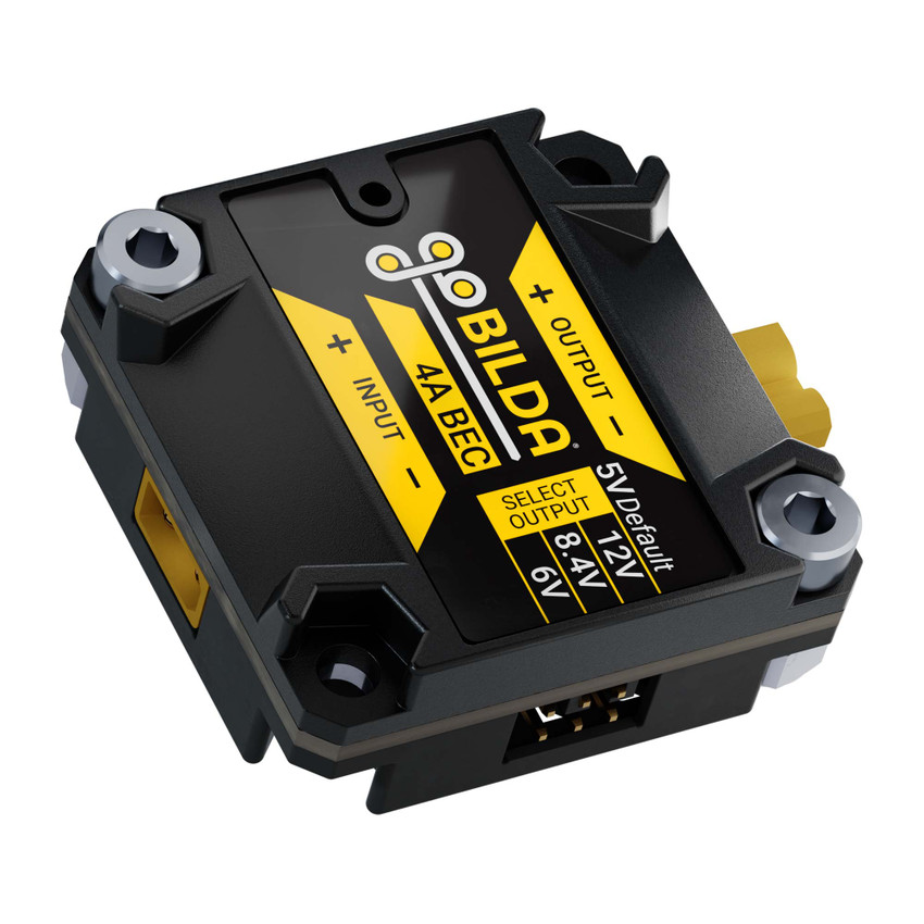 4A BEC / Voltage Regulator (6-18V Input, Adjustable 5, 6, 8.4, 12V Output, XT30 Connectors)