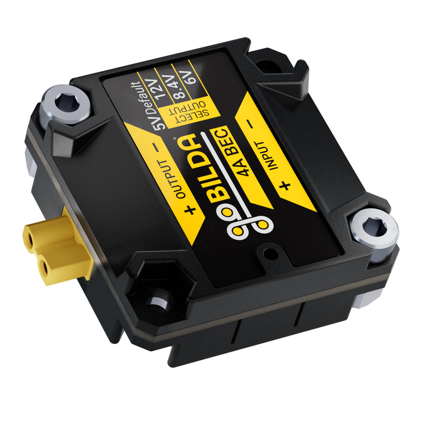 4A BEC / Voltage Regulator (6-18V Input, Adjustable 5, 6, 8.4, 12V Output, XT30 Connectors)
