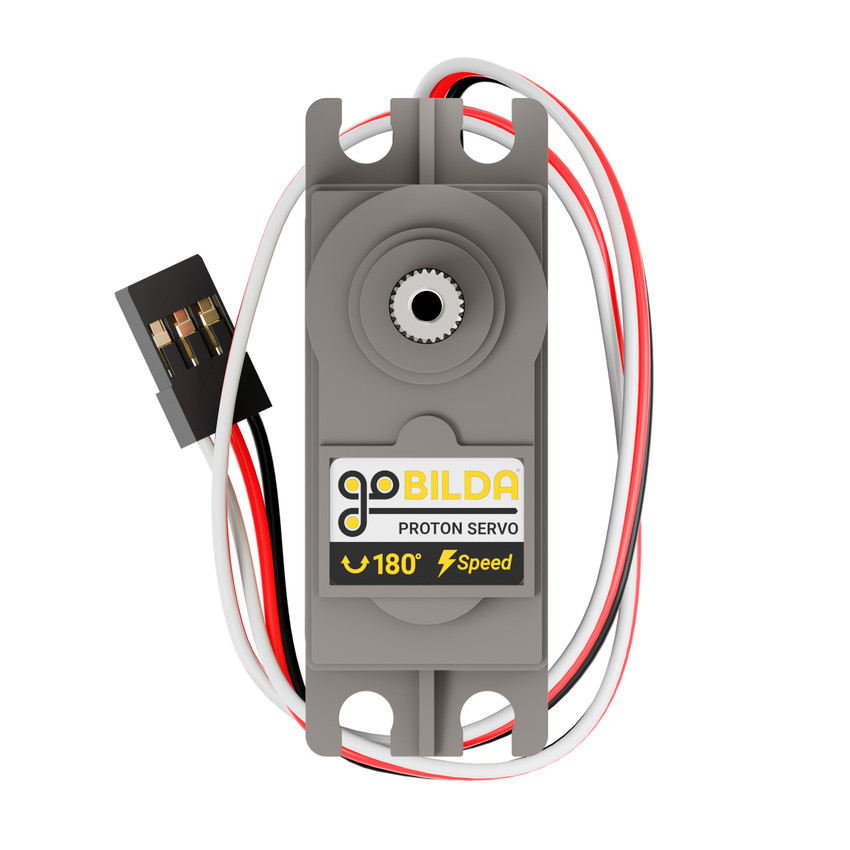 Proton Servo (Steel Gears, 180° Rotation, Speed Ratio) goBILDA®