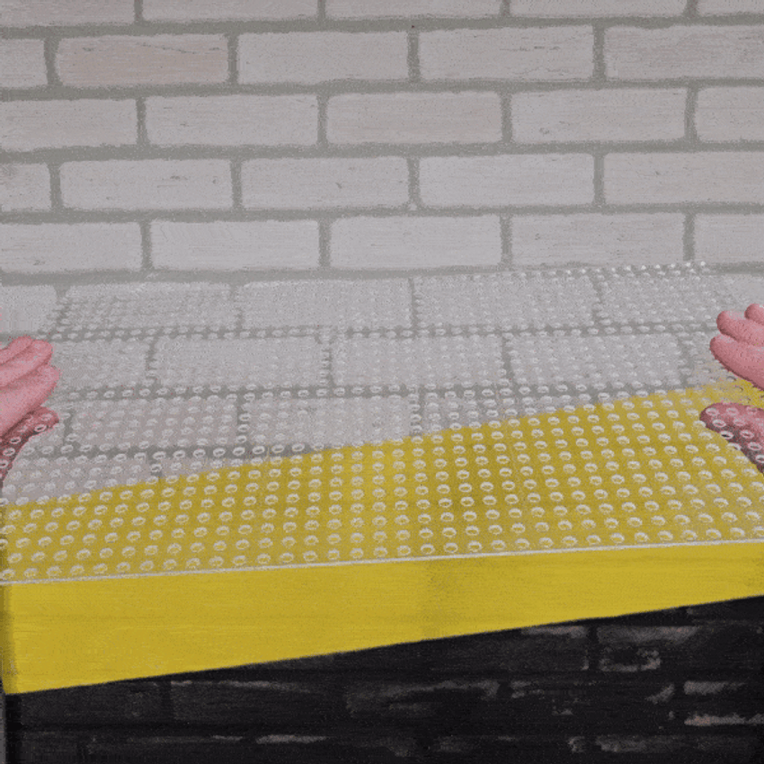 Clear Polycarbonate Grid Plate (1.5mm Thickness, 27 x 44 Hole, 216 x 352mm)