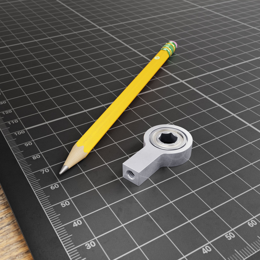 8mm REX™ Bore 1-Side, 1-Post Pillow Block (24mm Height)