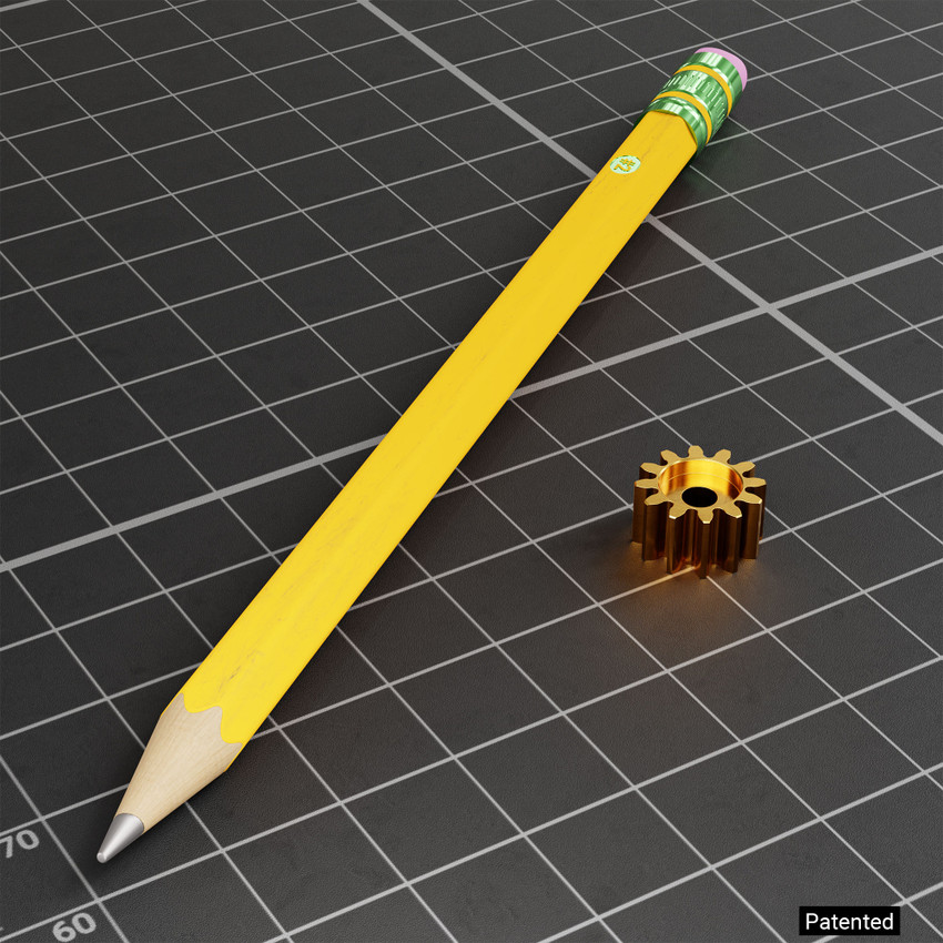 2305  Series Brass, MOD 0.8, Servo Gear (25 Tooth Spline, 12 Tooth)