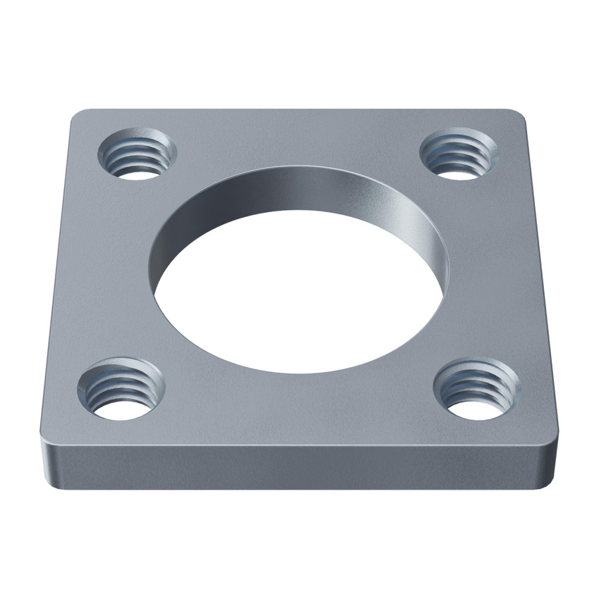 16mm Square Pattern Steel Threaded Plate - 2 Pack - goBILDA®