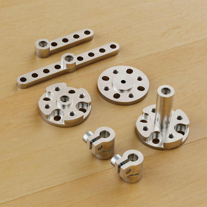 25 Tooth Spline Servo Attachments