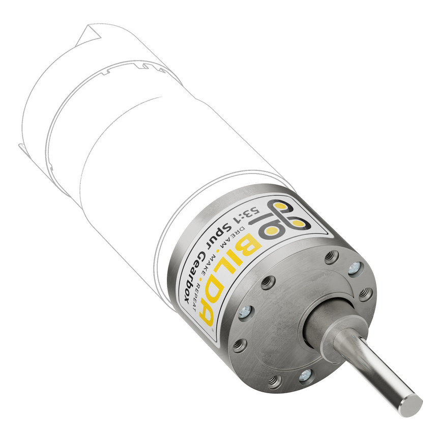 5100-0101-0053 - 5100 Series Spur Gearbox (53:1 Ratio, 1-1)