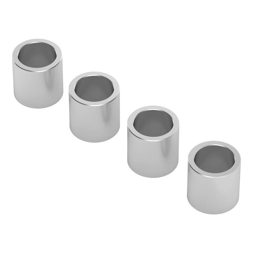 1512-0008-0080 - 1512 Series 6mm ID Spacer (8mm OD, 8mm Length) - 4 Pack 