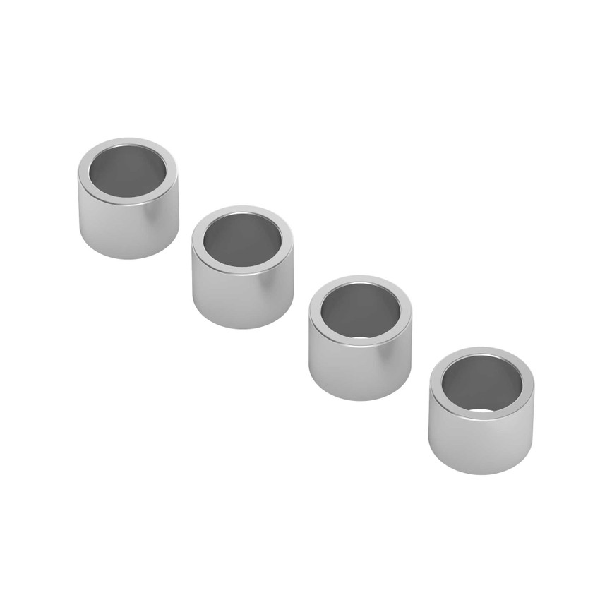 1512-0008-0060 - 1512 Series 6mm ID Spacer (8mm OD, 6mm Length) - 4 Pack