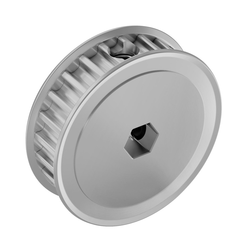 3414-4008-0024 - 3414 Series 5mm HTD Pitch Set Screw Pinion Timing Belt Pulley (8mm REX Bore, 24 Tooth) 