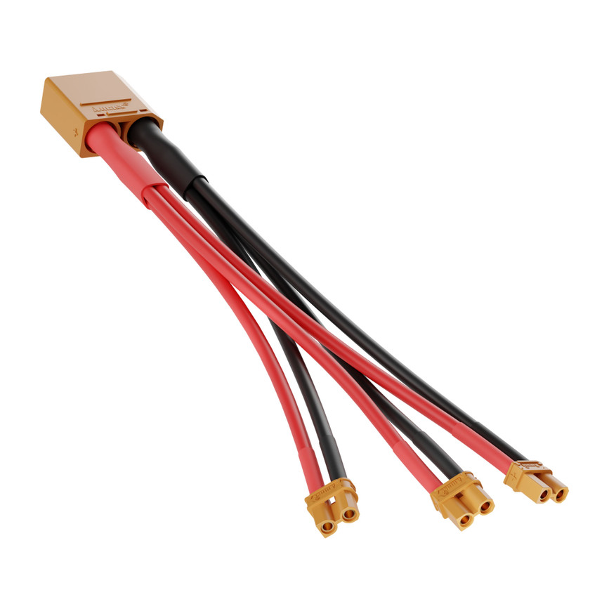 (1) XT90 to (3) XT30 Harness (Single FH-MC XT90 to Triple MH-FC XT30, 150mm Length)