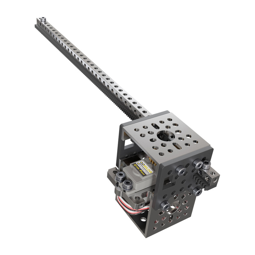 Servo-Driven Gear Rack Kit (11kg Thrust, 145 mm/sec, Single Gear Rack)