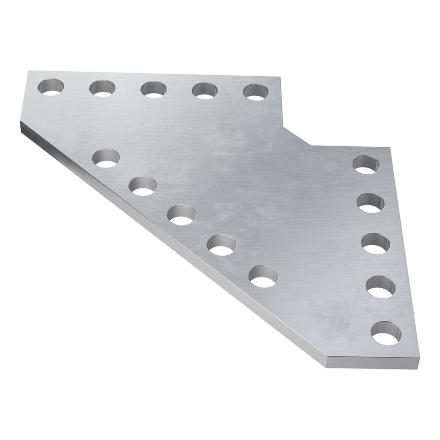 1114-0090-0001 - 1114 Series Flat Bracket (90-1)