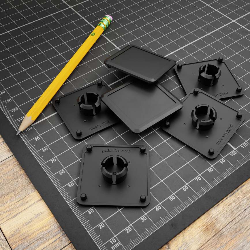 32mm Pattern Debris-Shield (Ø14mm Barb for 6mm Thick Material) - 6 Pack