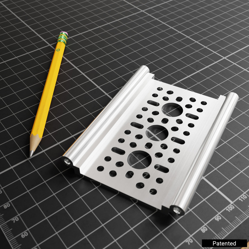 1122 Series Rail-Channel (3 Hole, 96mm Length)