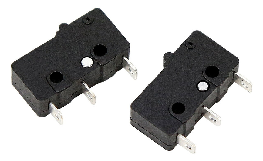 Micro Limit Switch (No Lever) - 2 Pack