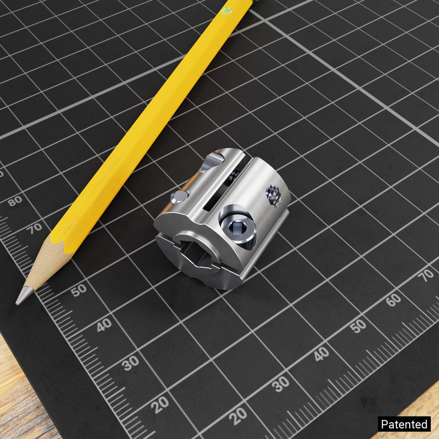 4007 Series Hyper Coupler (5mm Hex Bore to 8mm REX™ Bore)