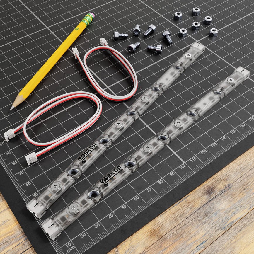 Prism RGB LED Strip (200mm Length, 12 LEDs) - 2 Pack