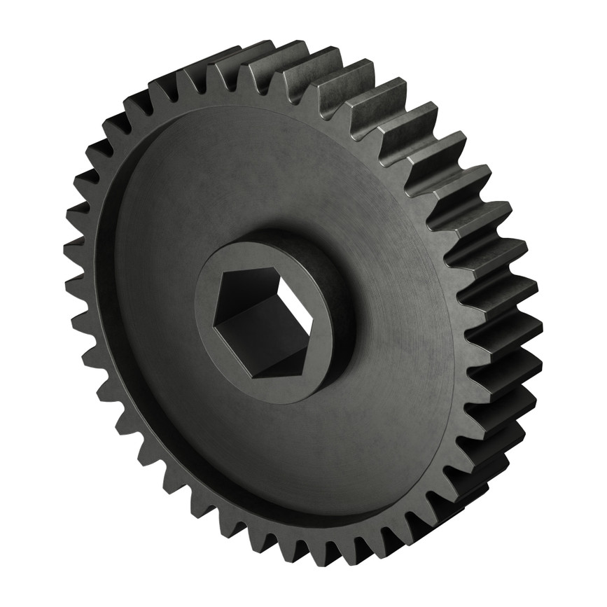 Slip-Fit Steel Pinion Gear (8mm REX® Bore, MOD 0.8, 40T)