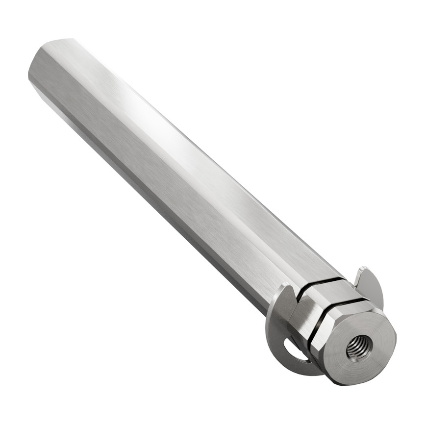 12mm REX® Shaft with E-Clip (Stainless Steel, 112mm Length)
