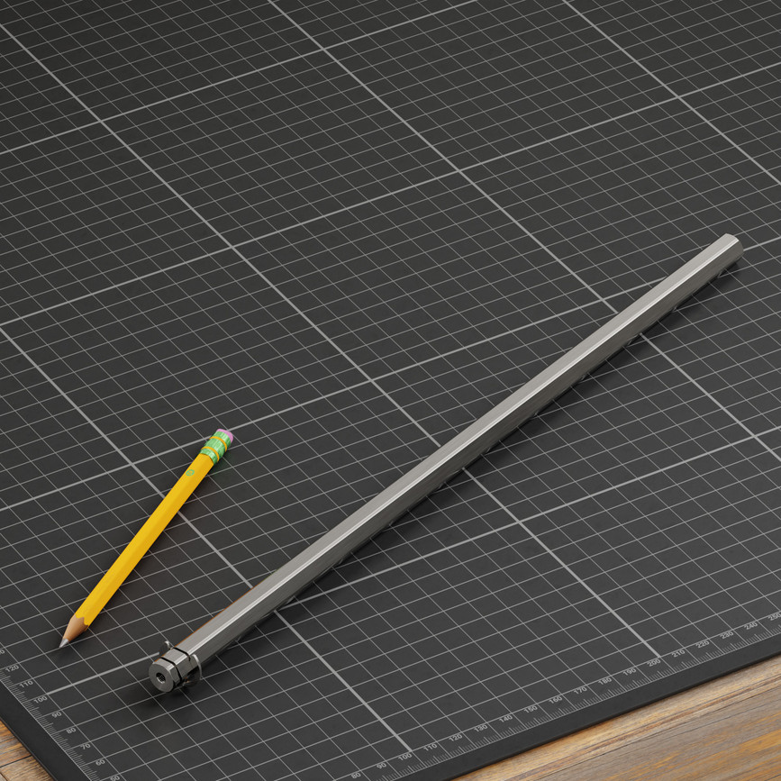 12mm REX® Shaft with E-Clip (Stainless Steel, 336mm Length)