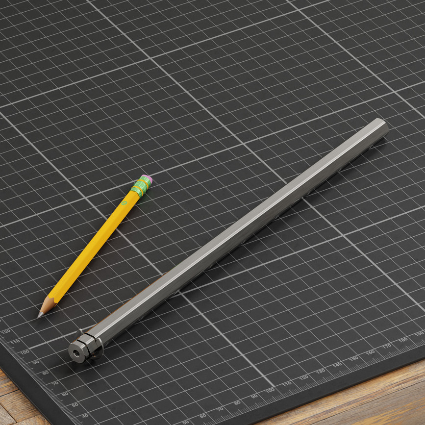 12mm REX® Shaft with E-Clip (Stainless Steel, 264mm Length)