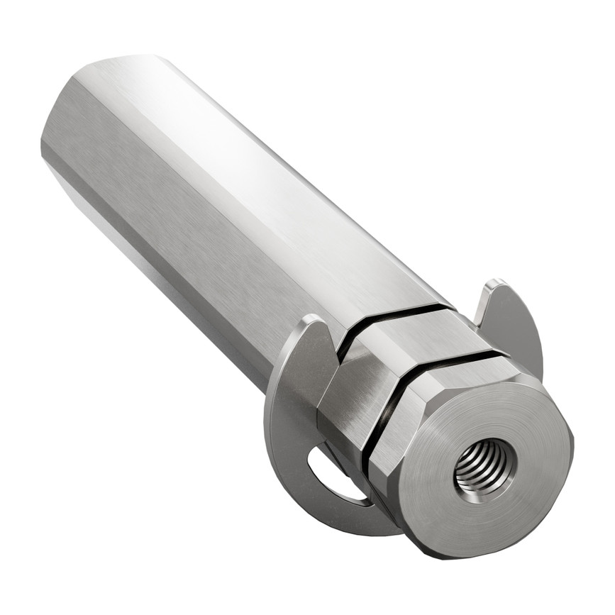 12mm REX® Shaft with E-Clip (Stainless Steel, 56mm Length)