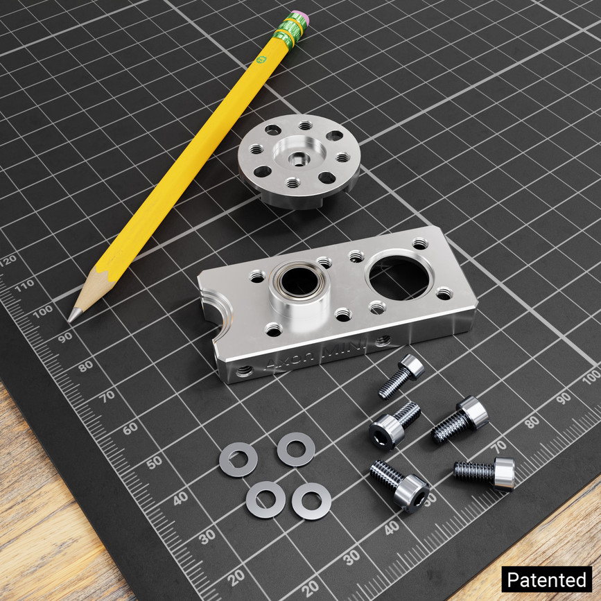 Compact ServoBlock® (27mm Width, For Axon MINI Servo, Hub-Shaft)