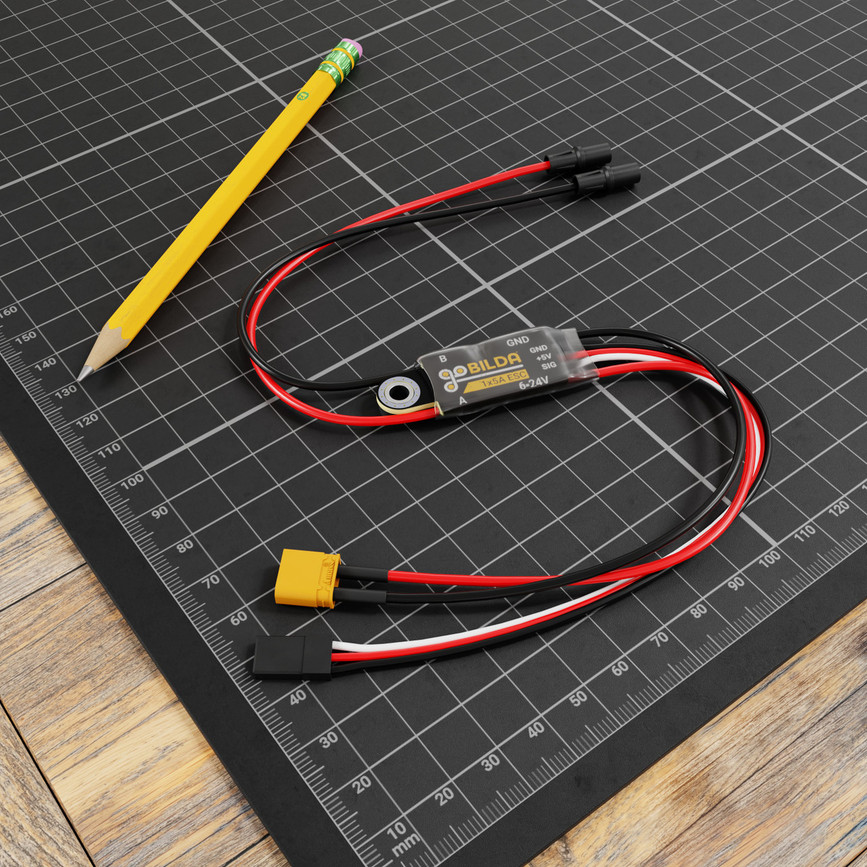 1x5A Motor Controller (6-24V Input, 9A Burst)