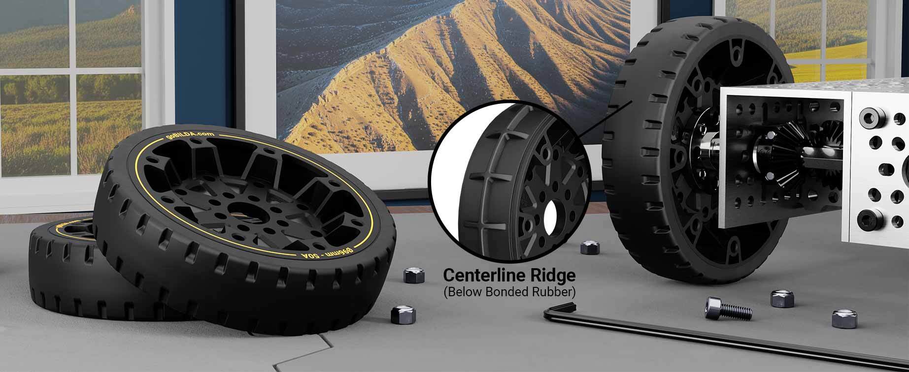 Hogback Traction Wheels