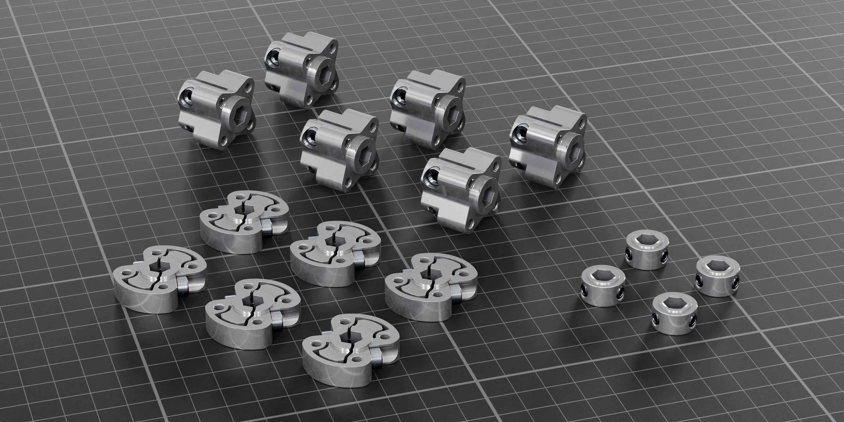 Hubs, Couplers, and Collars