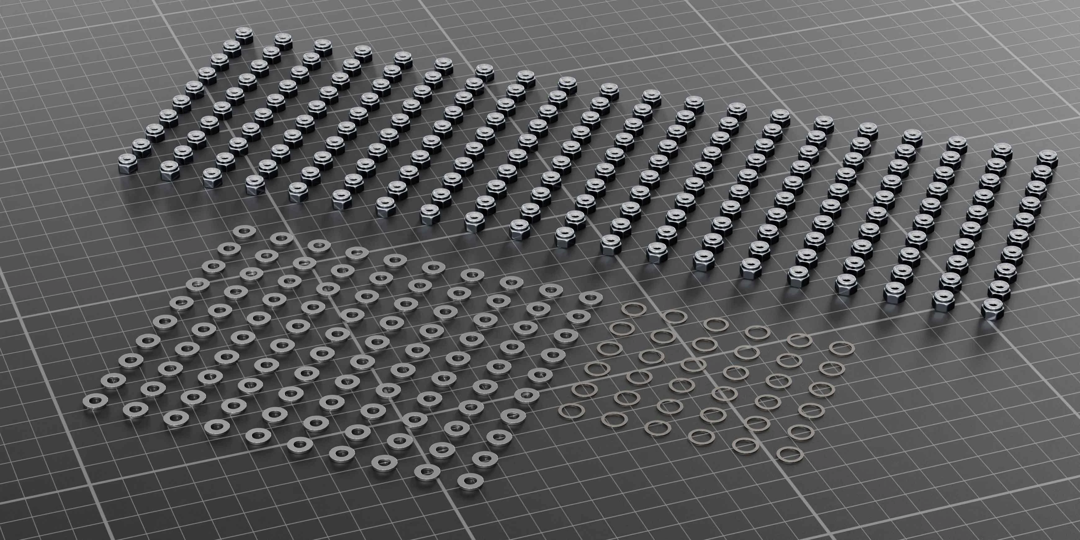 Nuts, Washers, and Shims