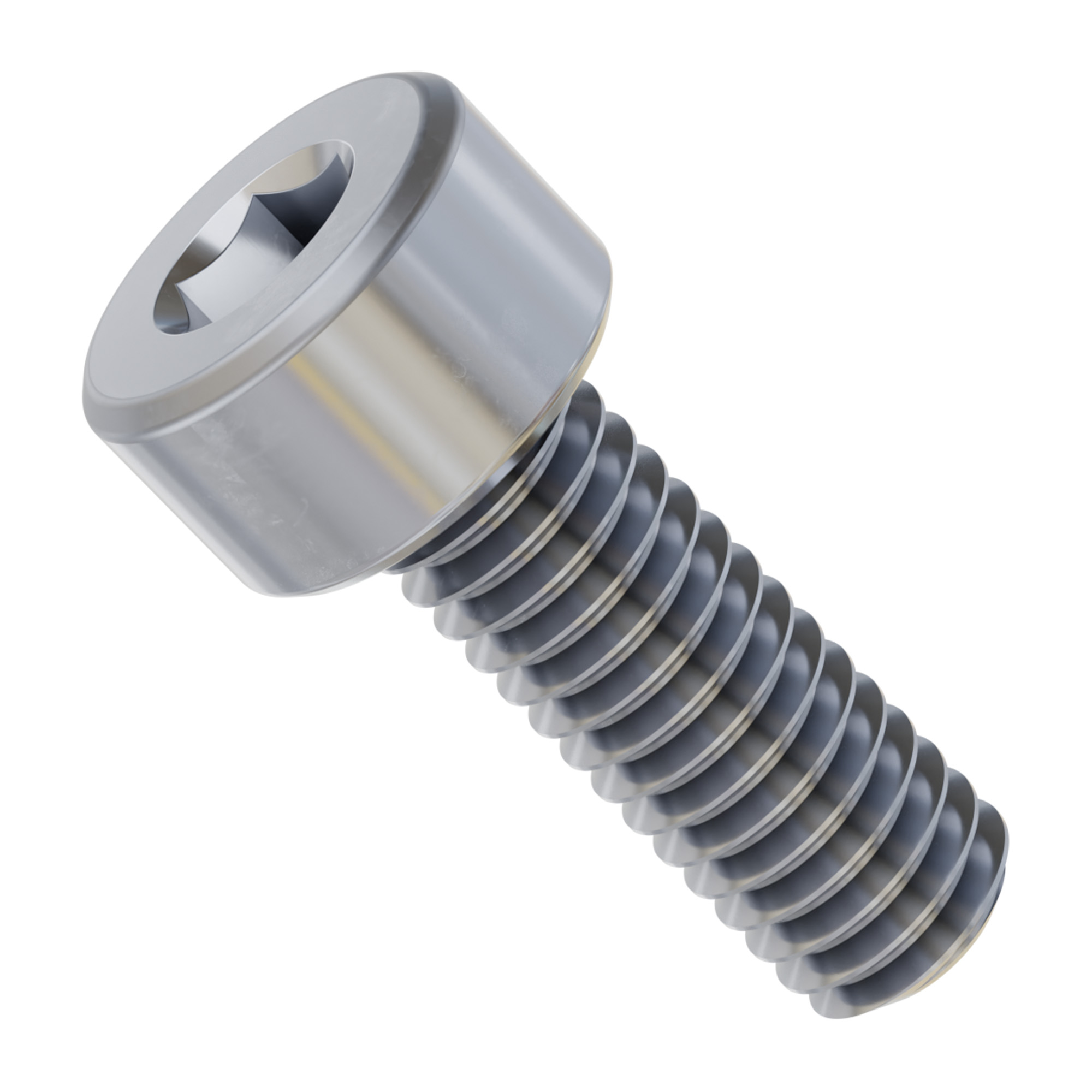 2800 Series Zinc-Plated Steel Socket Head Screw (M4 x 0.7mm, 11mm Length) -  25 Pack