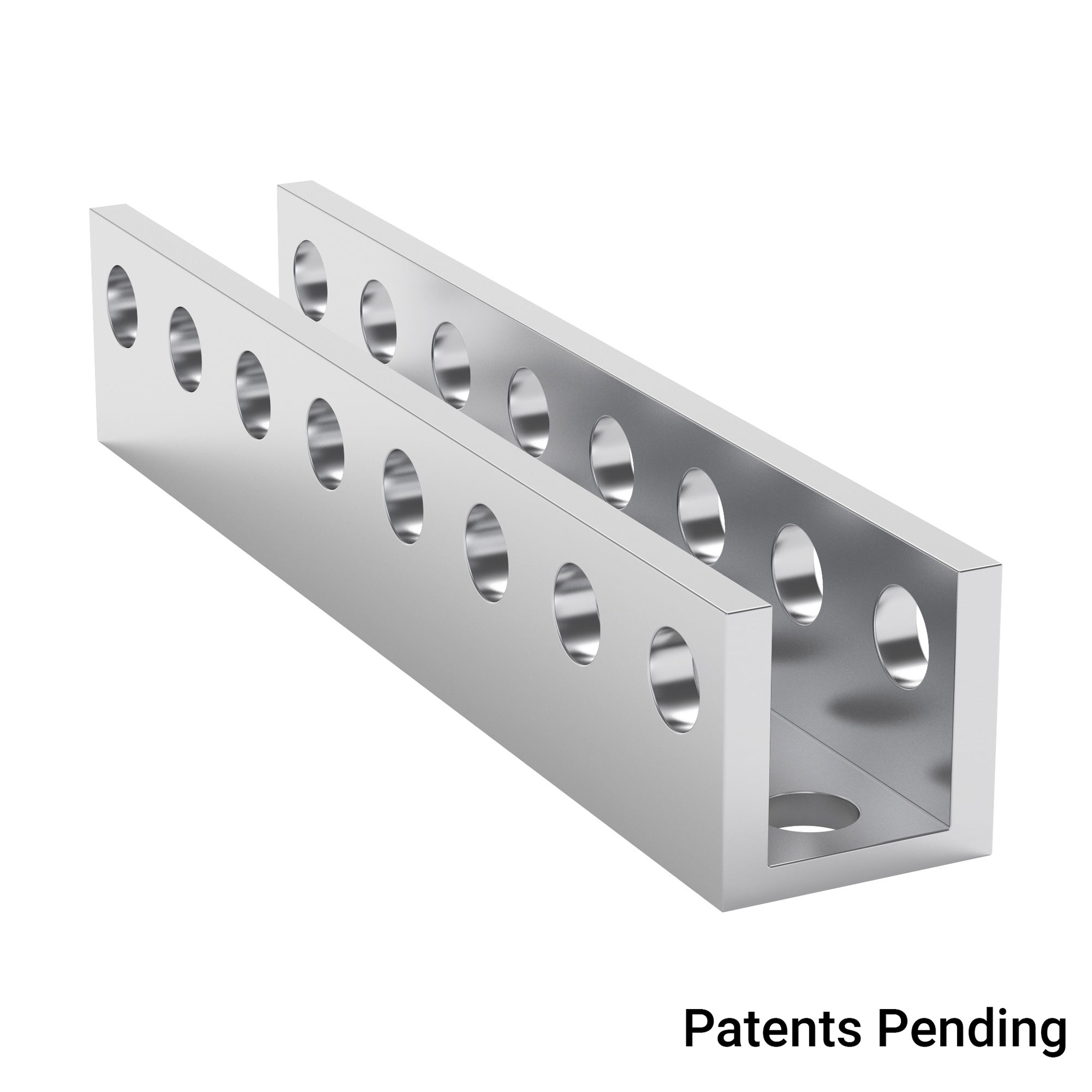 1101 Series U-Beam (8 Hole, 64mm Length) - goBILDA®