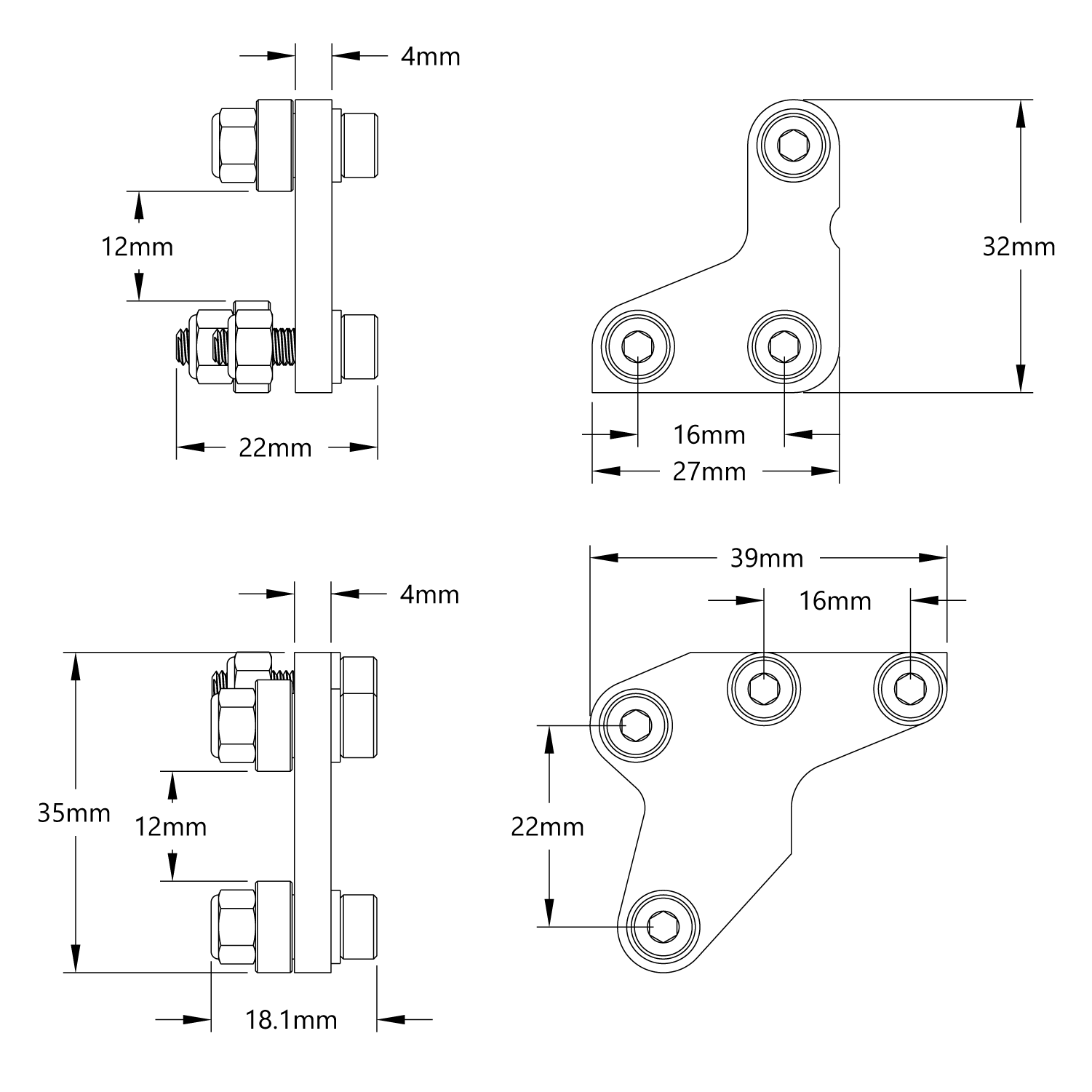 nujabes Dimension Ball Trackshydeoutレコード 008-250-05 Aftermarket Hub and Drum, 3.5K, 6 on 5.5 Bolt