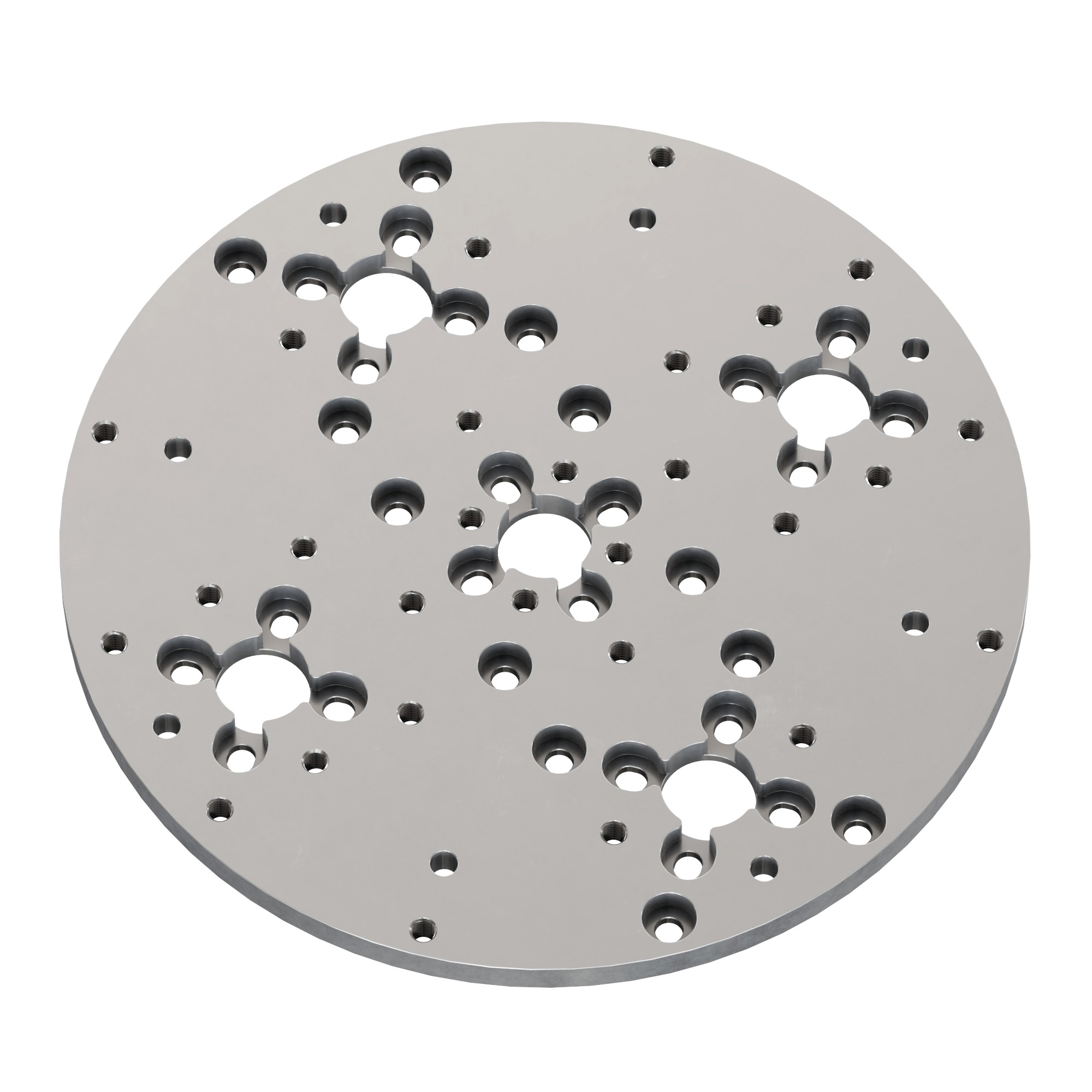1140 Series Aluminum Baseplate (6mm Thickness, 144mm Diameter