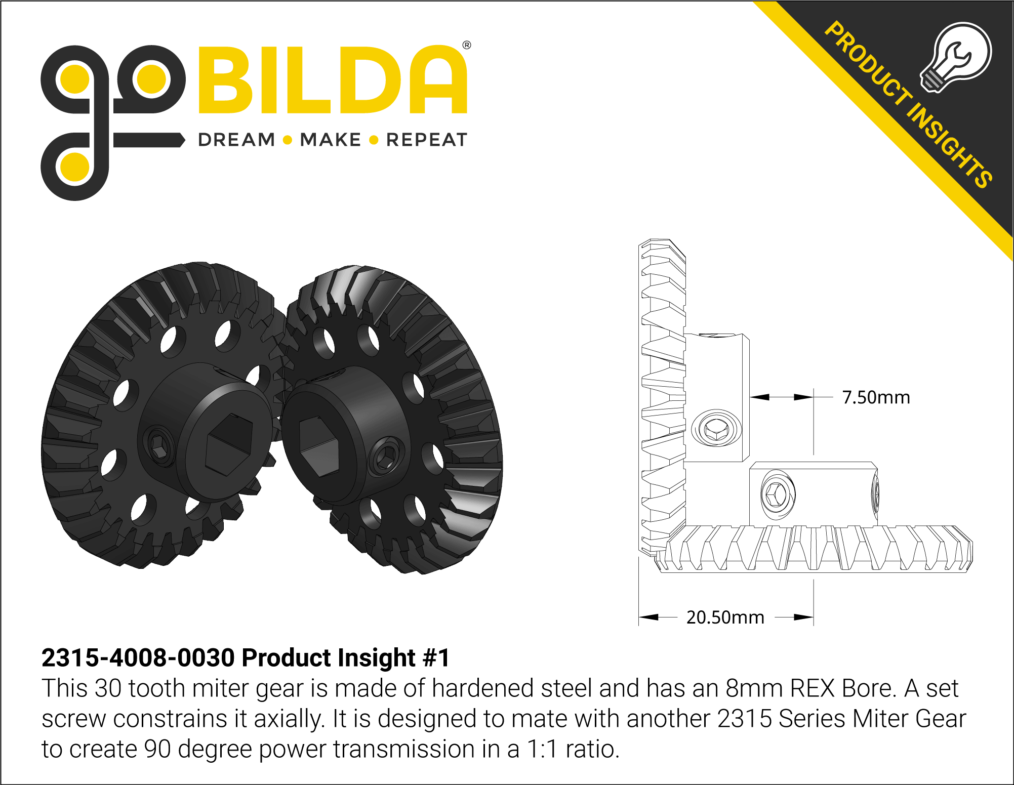 Front wheel bevel gear (crown) 30 teeth Yanmar: 194314-12720