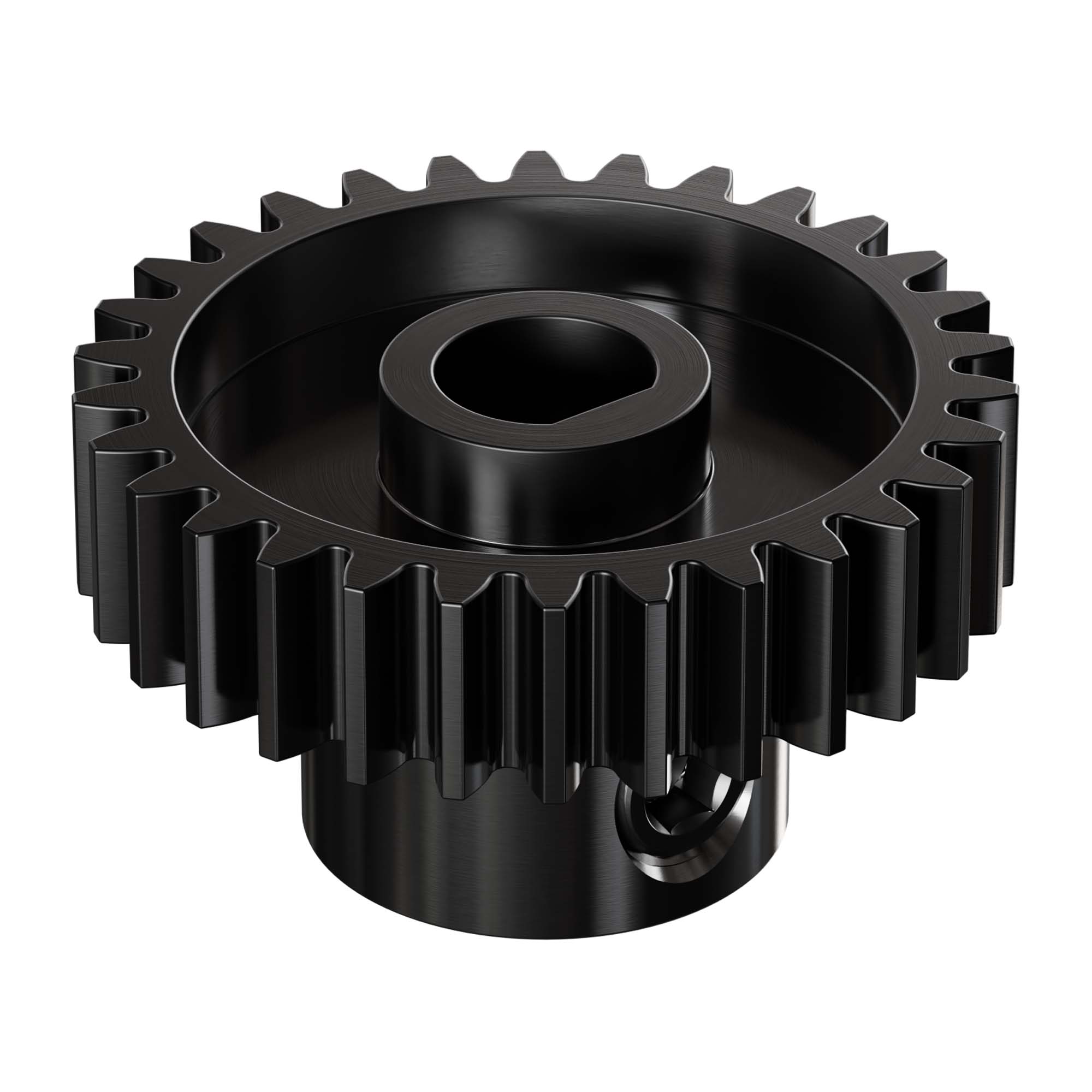 2303 Series Steel, MOD 0.8 Pinion Gear (6mm D-Bore, 30 Tooth