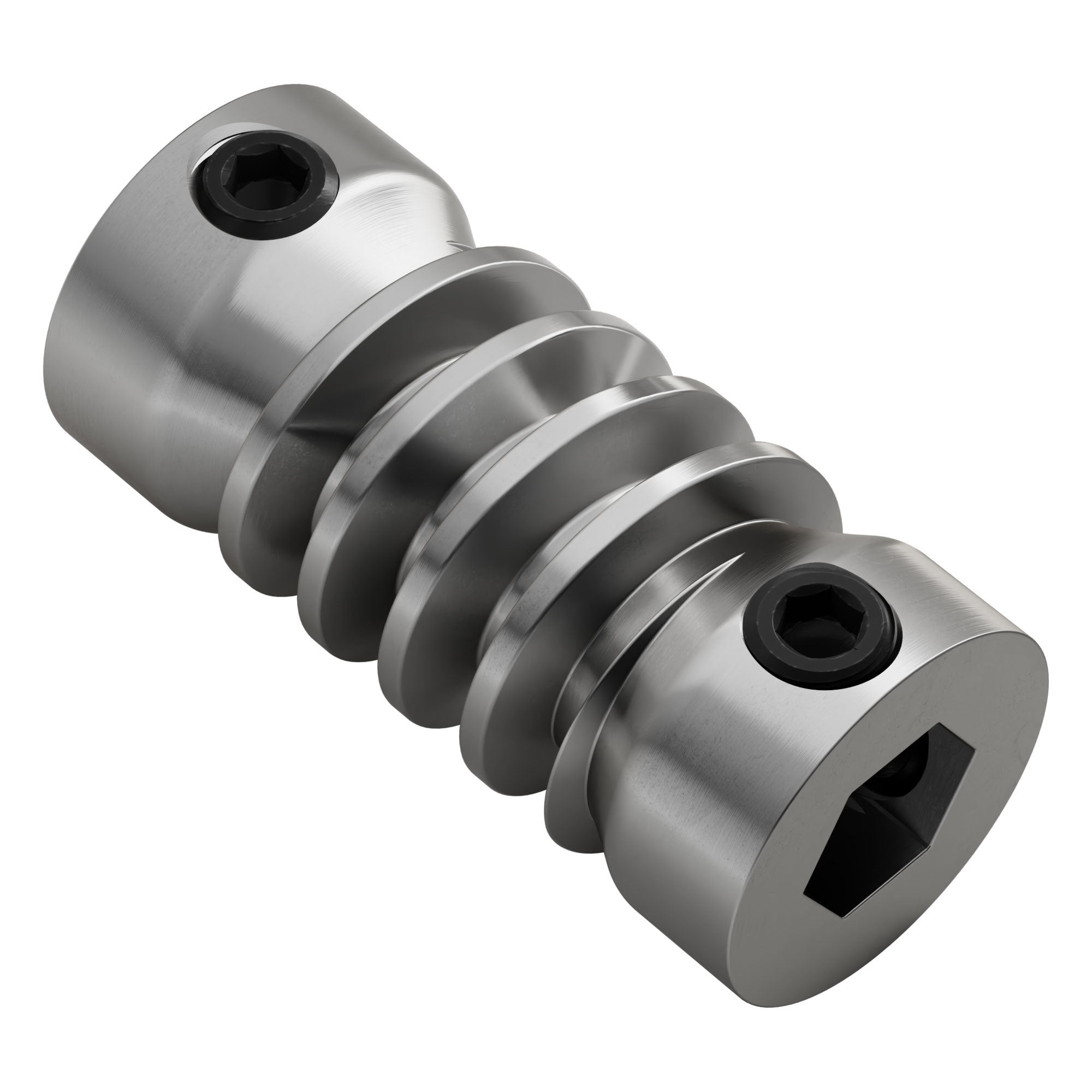 2313 Series Stainless Steel, MOD 1.25 Worm (8mm REX® Bore, 33mm