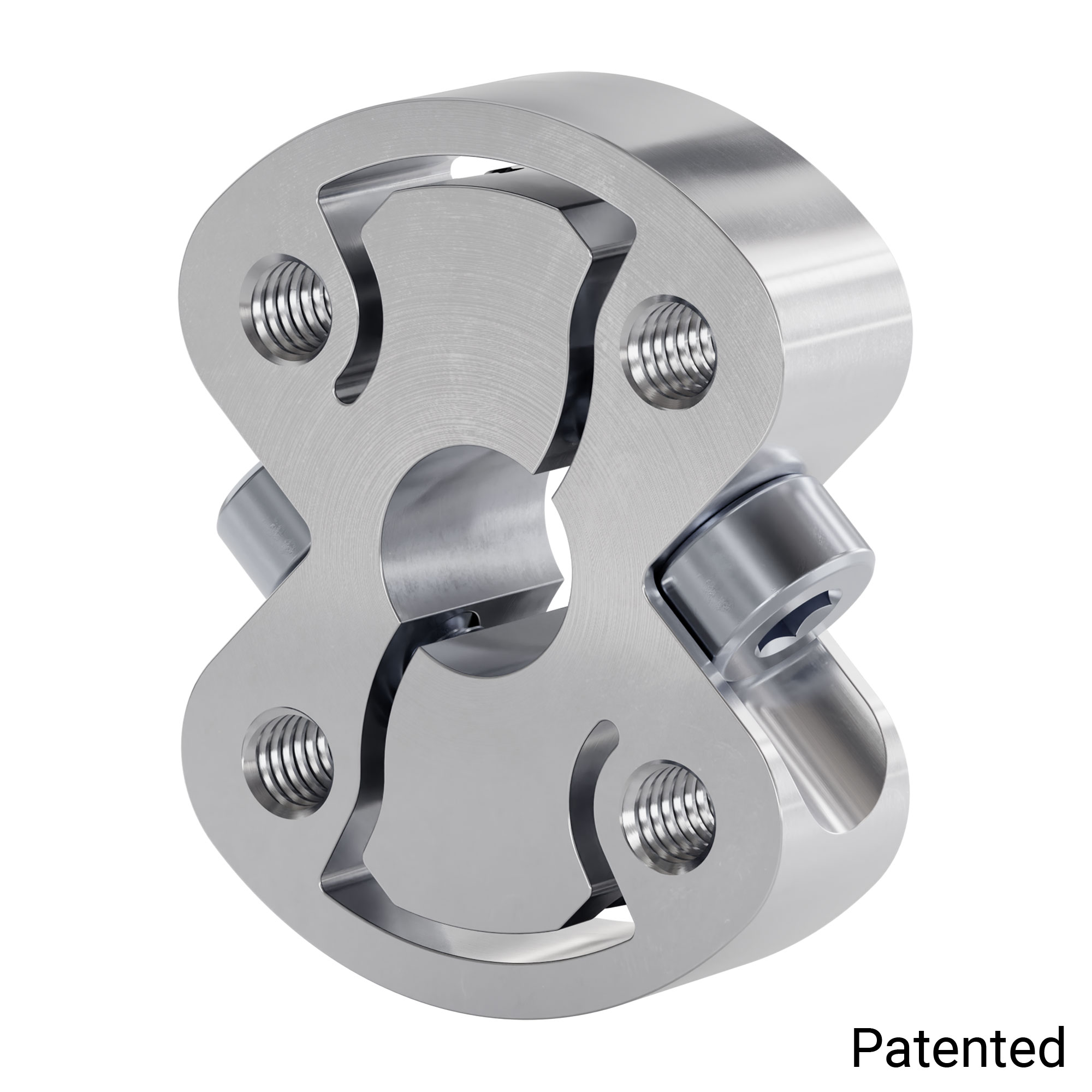 PATIKIL Bore 45mm Double Split Shaft Collar 80mm OD 22mm Thickness, 2 Pack Aluminum Alloy Locking Collar Clamp Style With Set Screw For Machine Tools