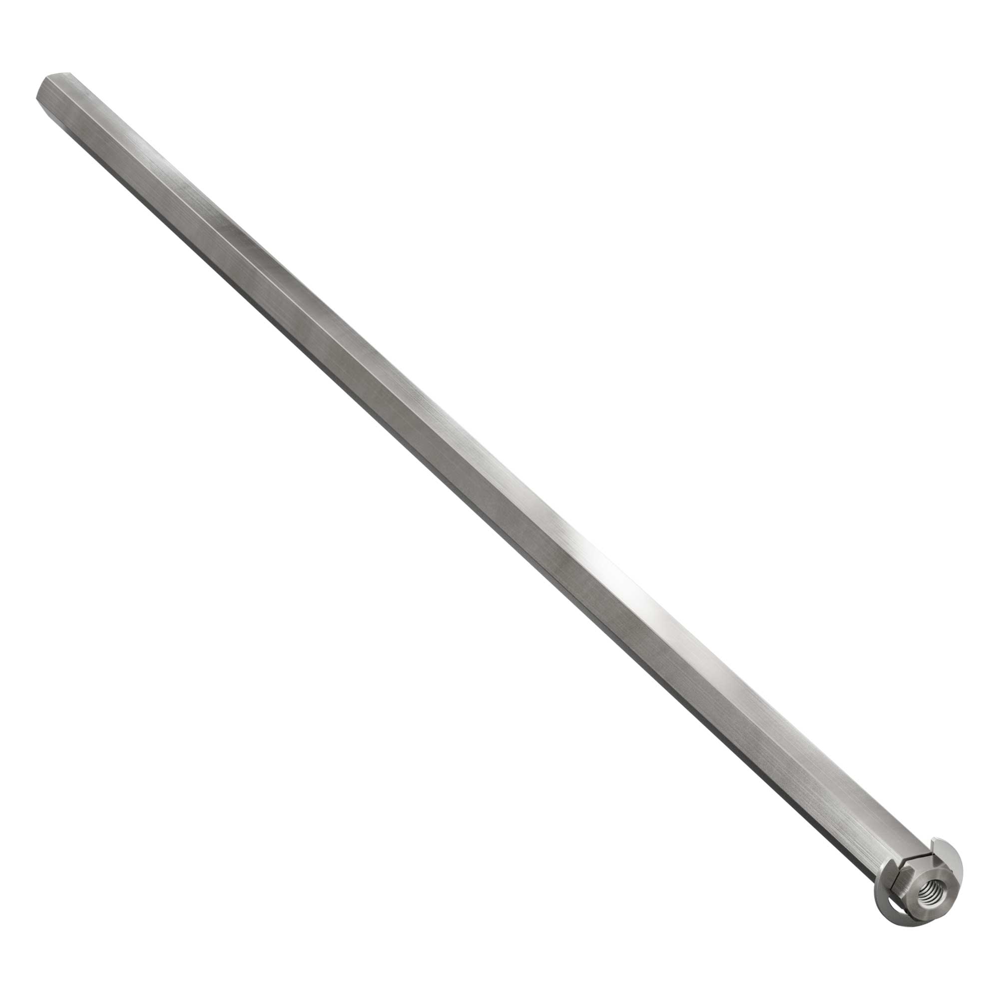 8mm REX® Shaft with E-Clip (Stainless Steel, 312mm Length) - goBILDA®