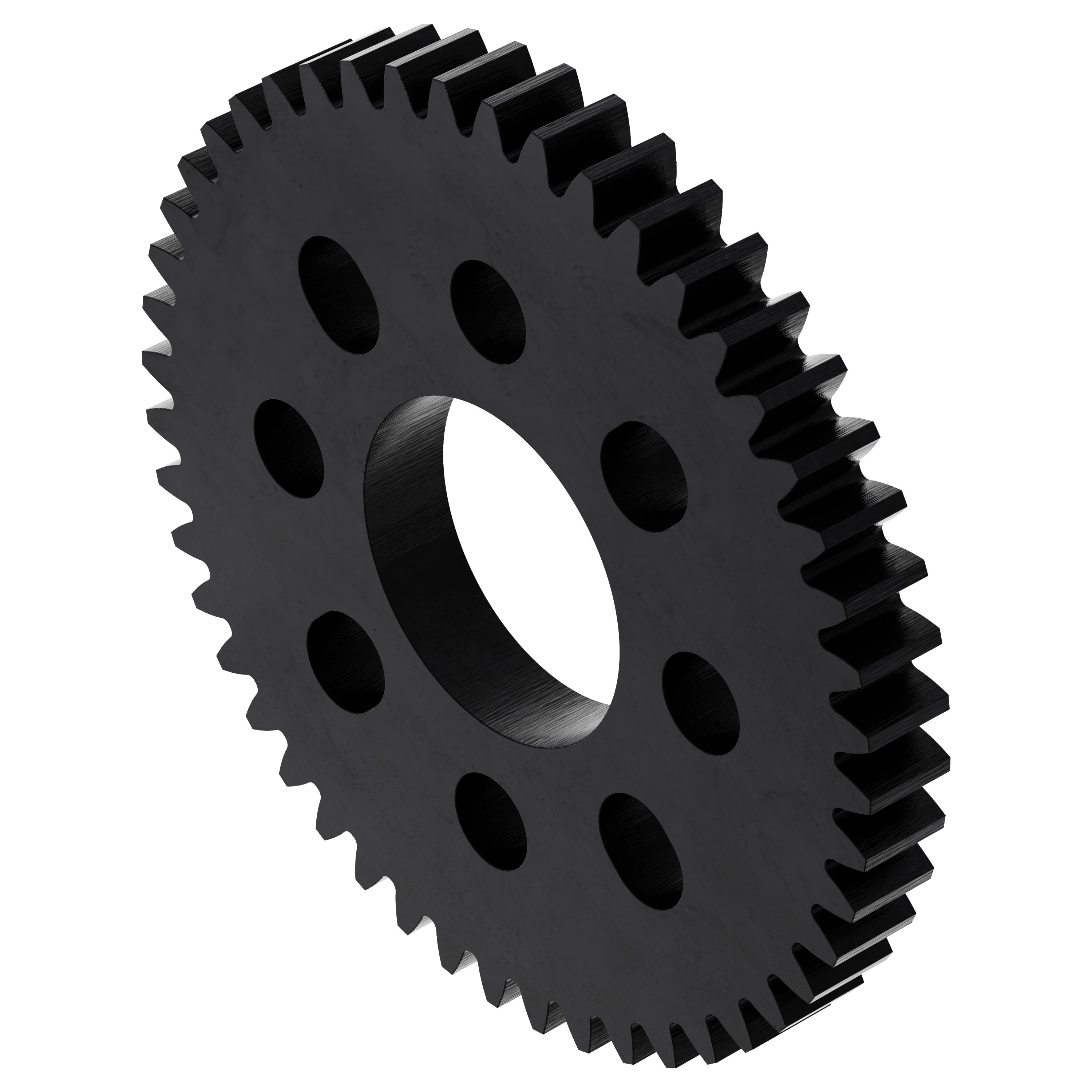 48 Tooth Hub-Mount Gear (MOD 0.8, 4mm Thick Acetal) - goBILDA®