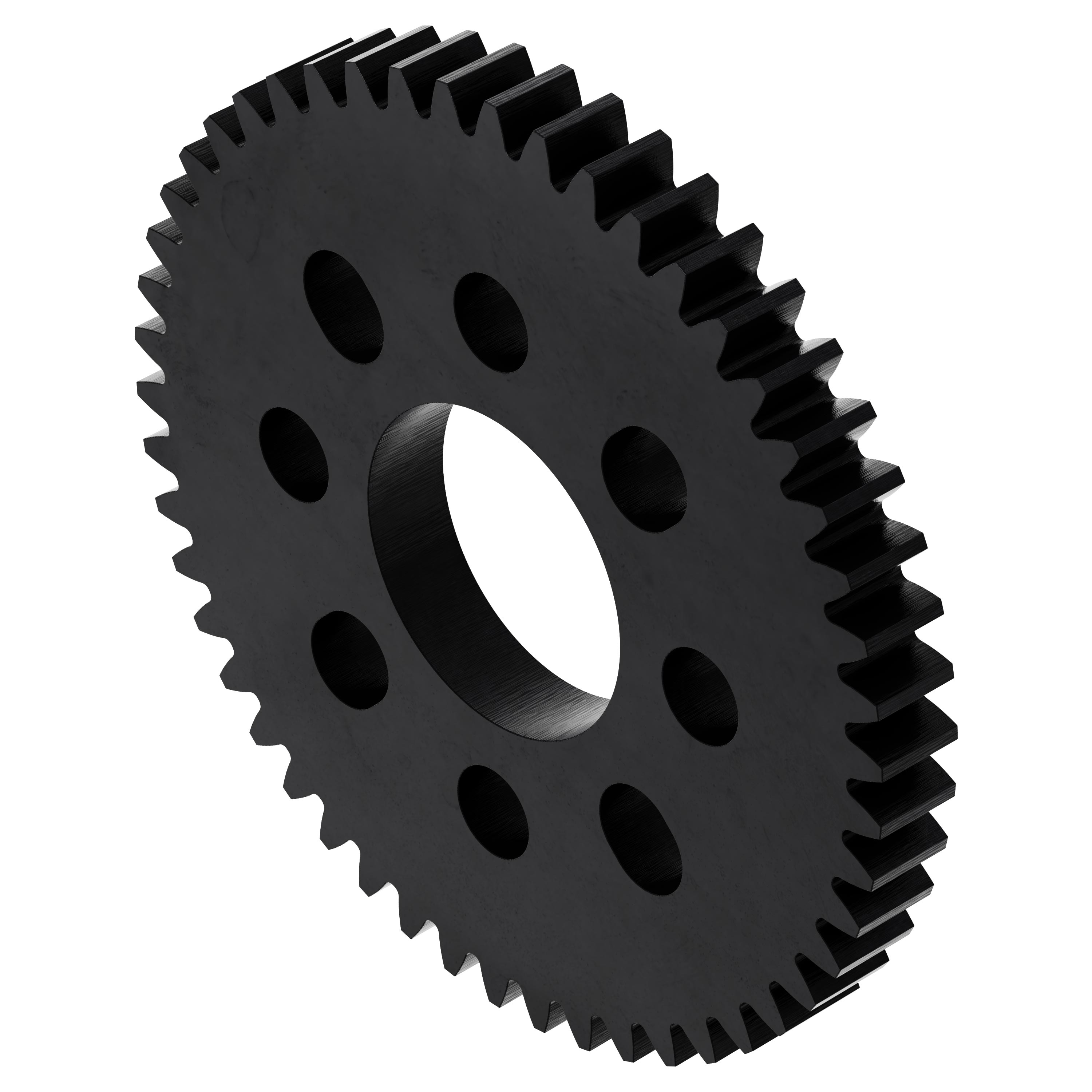 50 Tooth Hub-Mount Gear (MOD 0.8, 4mm Thick Acetal) - goBILDA®