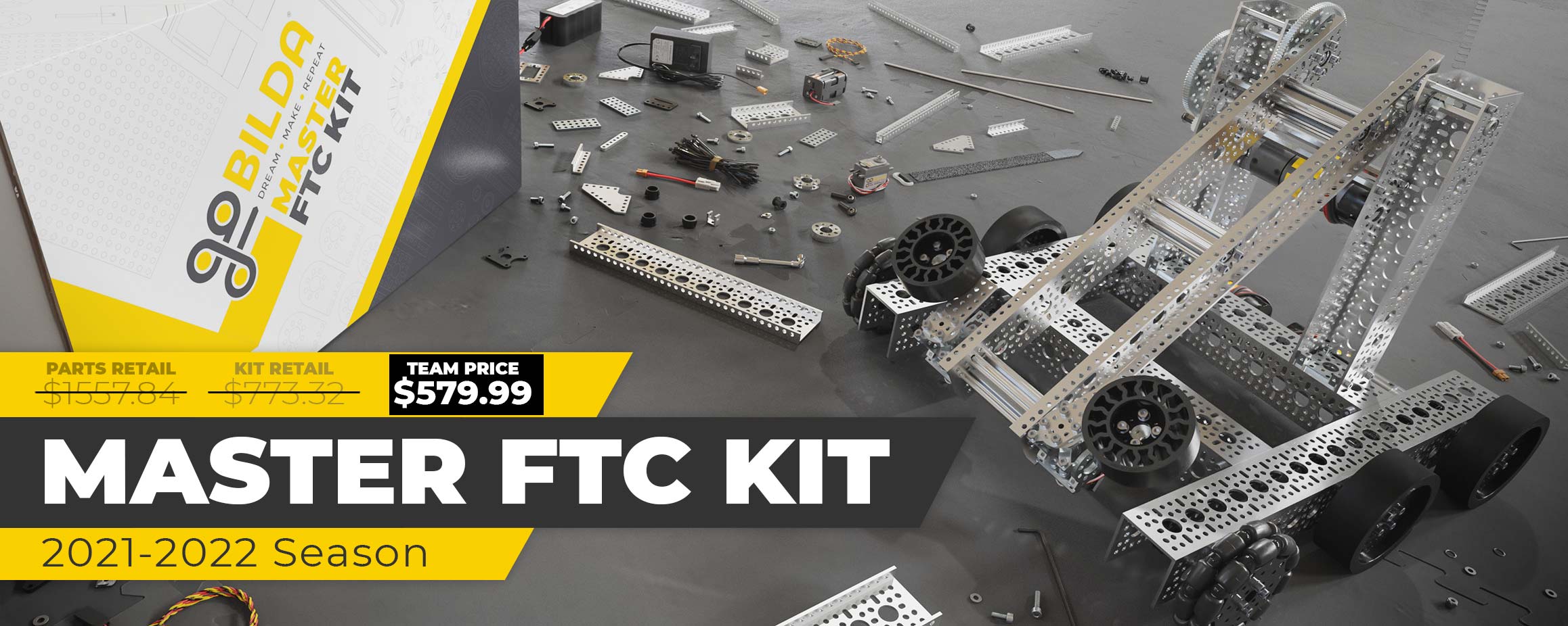 Master FTC Kit (8mm REX® Shaft, 2021-2022 Season) - goBILDA®