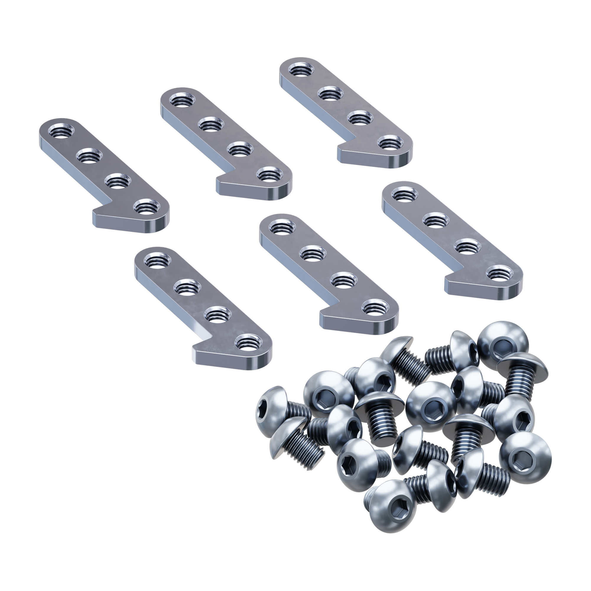 Steel End-Stop for Viper-Slide (1-1) - 6 Pack - goBILDA®