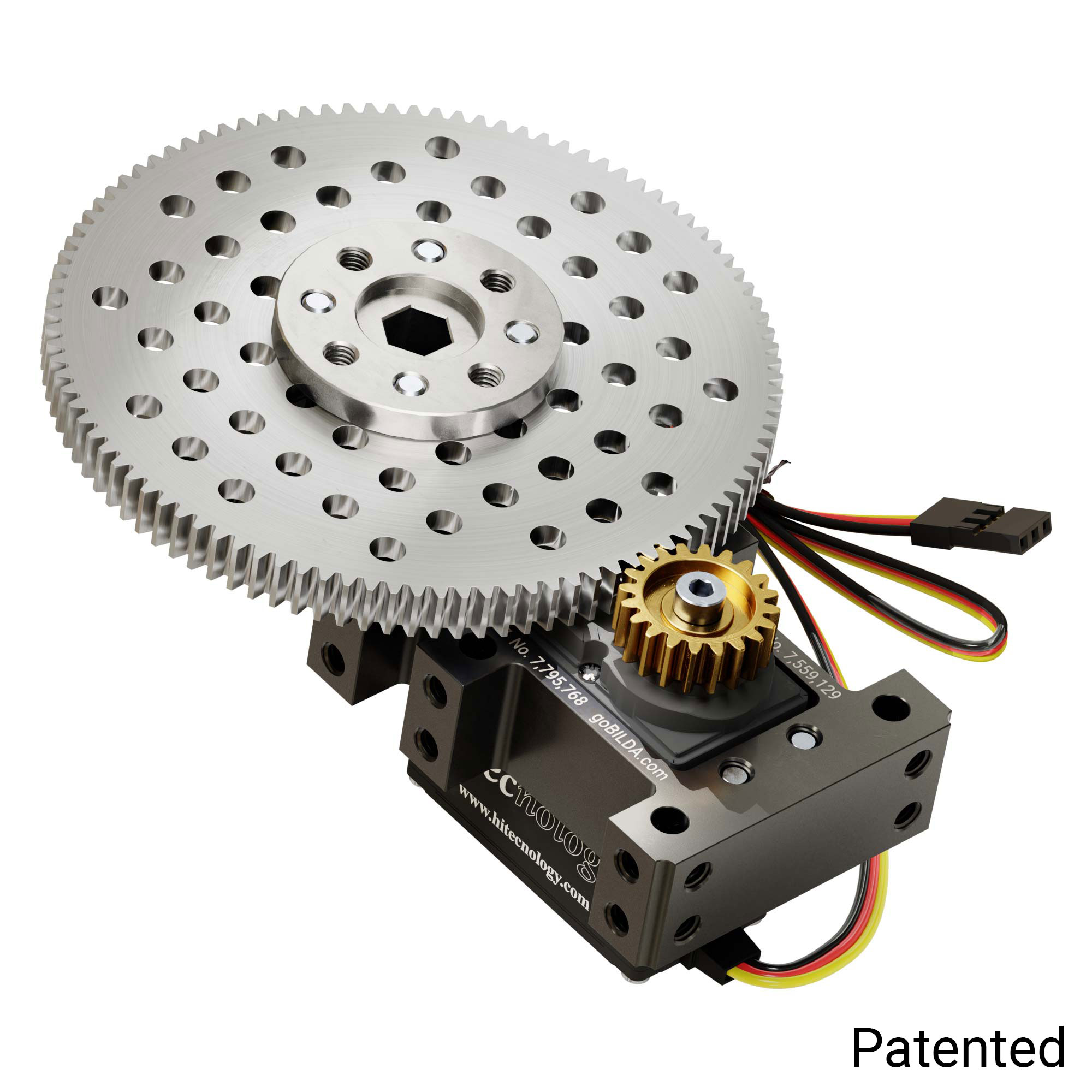 Shark-5 Servo Gearbox (0.70 sec/60°, 14 RPM 2360 oz-in Torque, 504