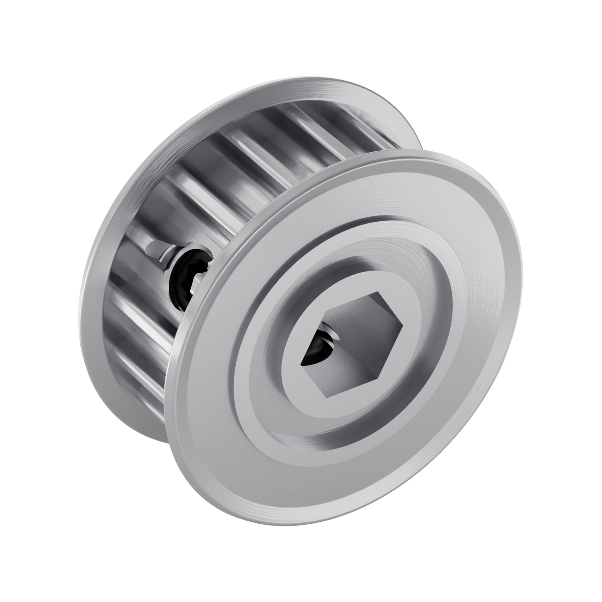 3417 Series 5mm HTD Pitch Set-Screw Pinion Timing Belt Pulley (8mm