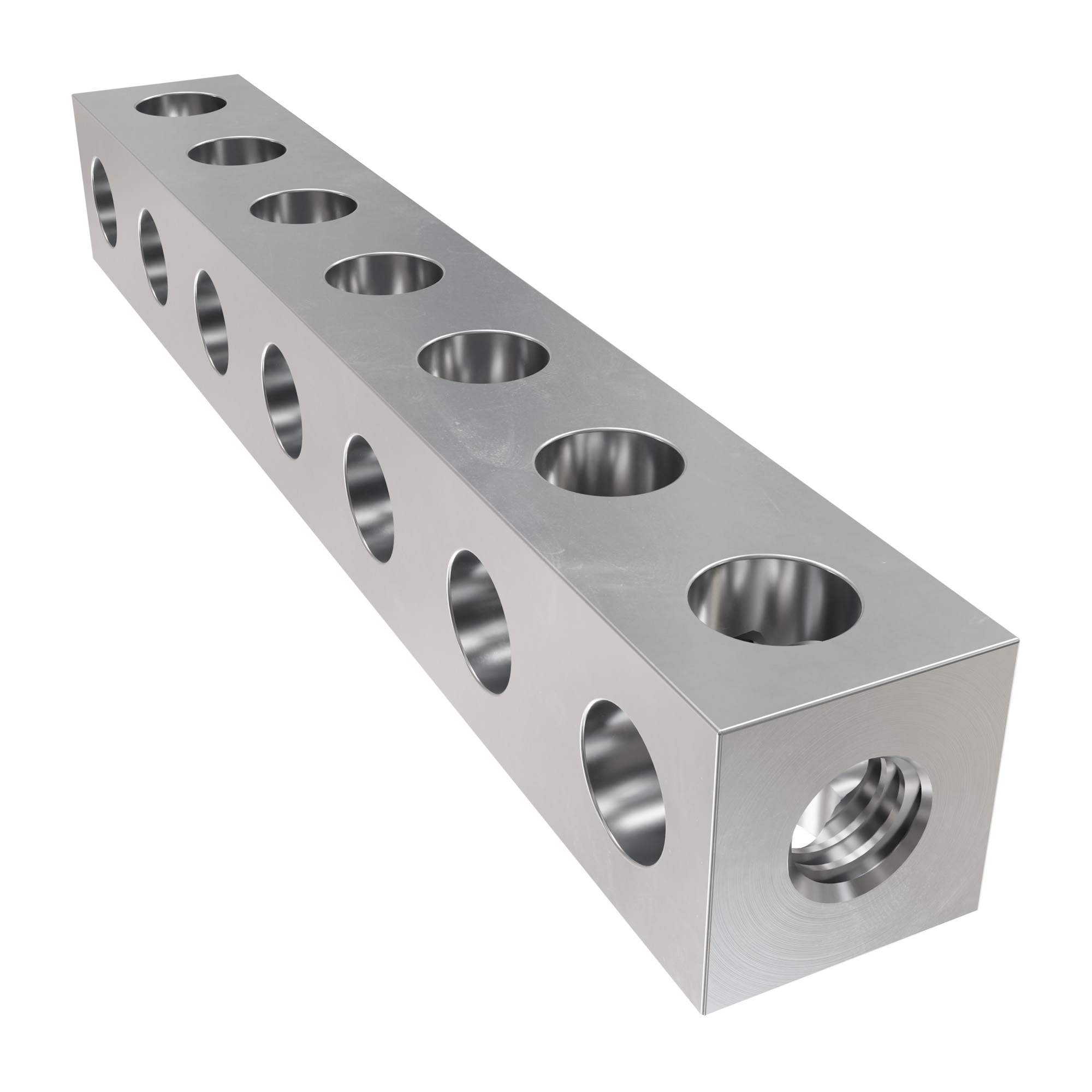 1106 Series Square Beam (7 Hole, 56mm Length) - goBILDA® 1106 Series Square Beam (7 Hole, 56mm Length) - goBILDA®